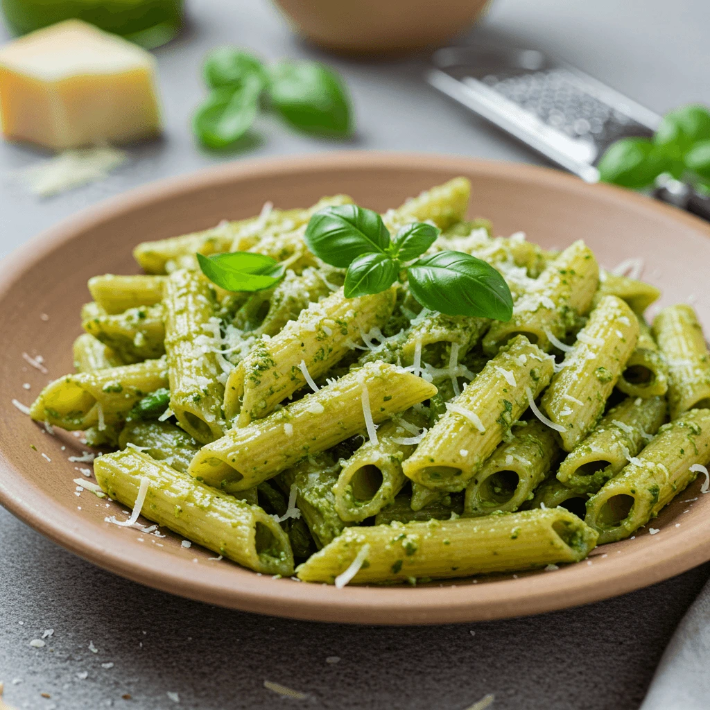 Pasta mit Basilikum Pesto – schnell und lecker