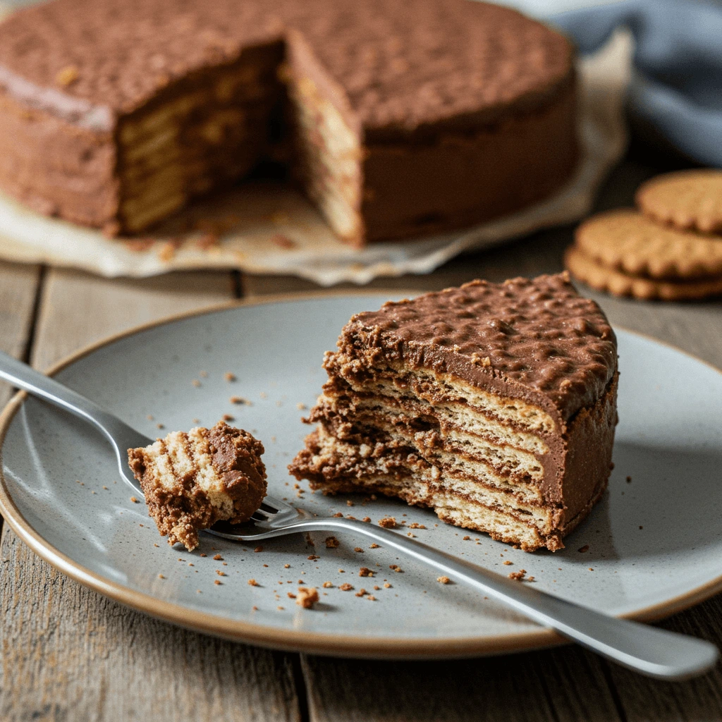 Kalter Hund Kuchen – Ein Stück des hausgemachten Kuchens