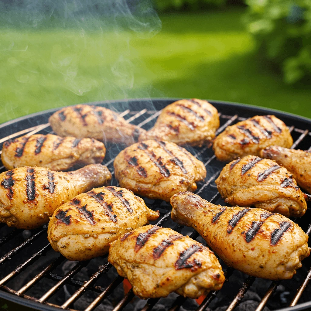 Perfekt gegrilltes Hähnchen mit Marinade