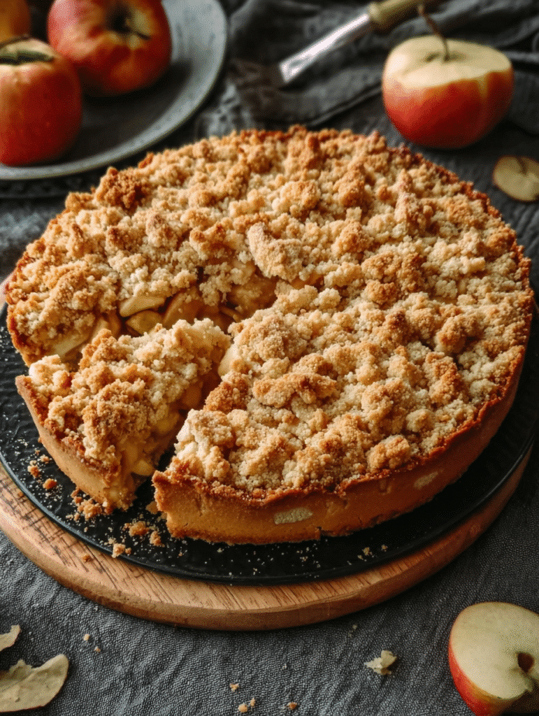 Apfelkuchen mit Streusel nach Omas Familien-Rezept