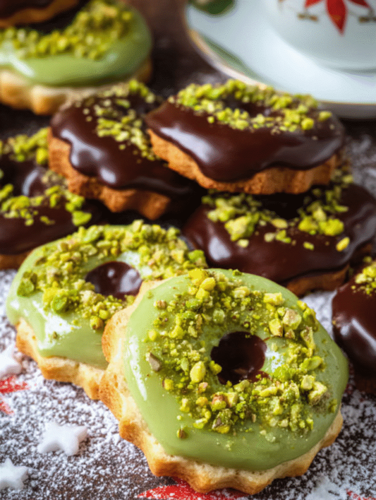 Himmlisches Rezept für Pistazienkekse mit Pistaziencreme