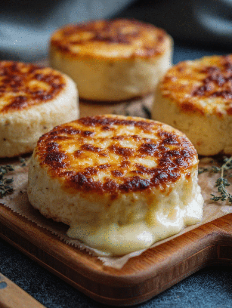 Hüttenkäsetaler aus dem Ofen